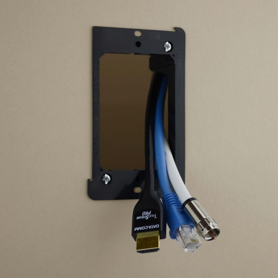 1-Gang Low Voltage Mounting Bracket For Cable Plate 1-Gang Low Voltage Mounting Bracket For Cable Plate